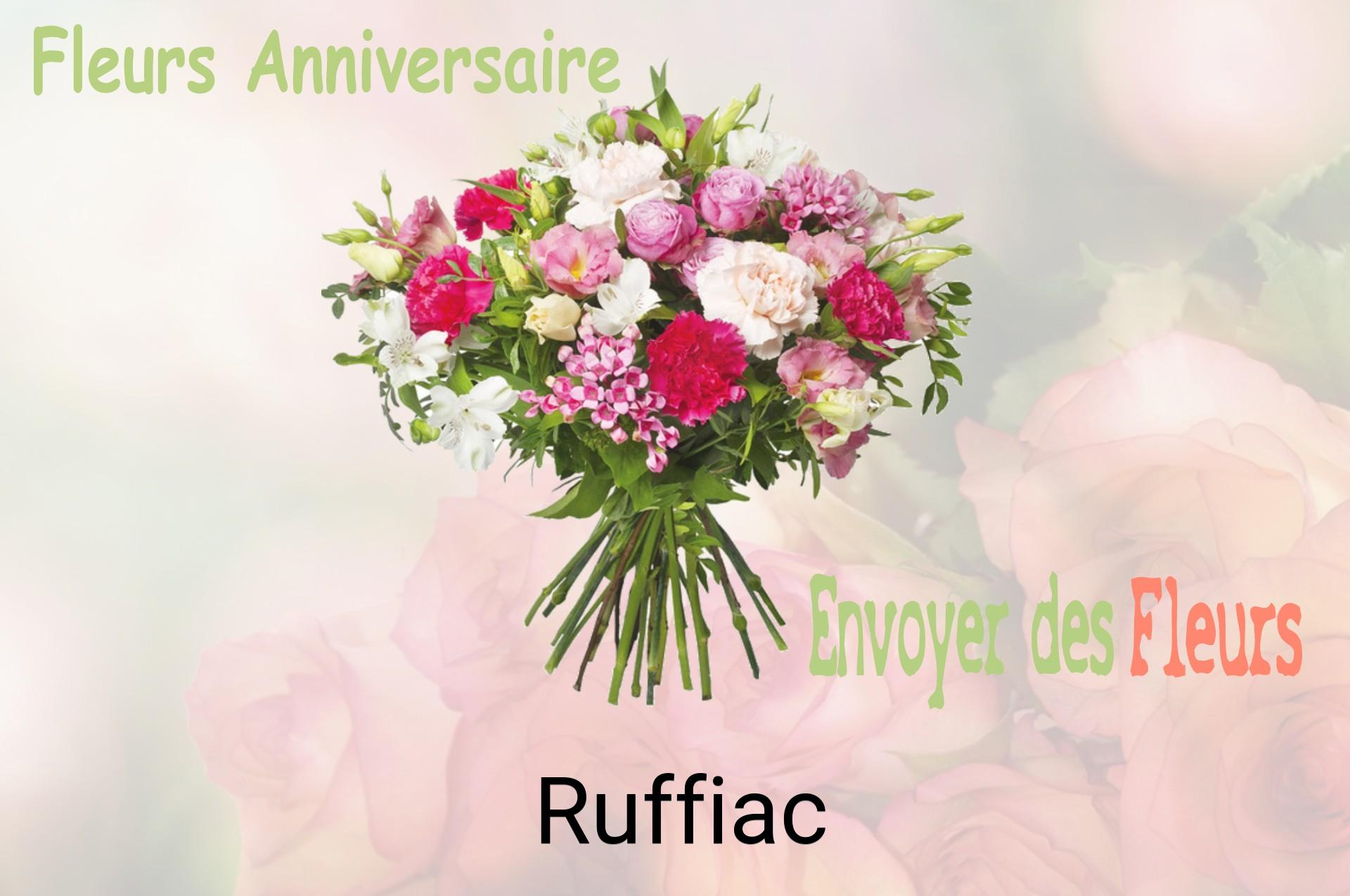 Bouquet de fleurs d’anniversaire livré à Ruffiac