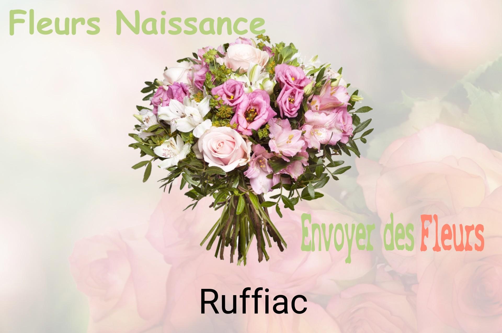 Bouquet de fleurs de naissance livré à Ruffiac